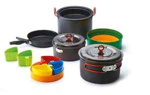 Kovea System Cookware 7-8 Hard Anodizing Pots Frypan Outdoor Camping Fishing