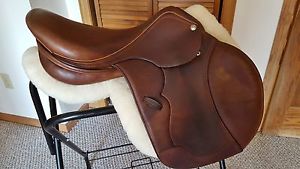 17" Pessoa GEN-X 2  XCH (adjustable gullet)  saddle - Wool flocked!