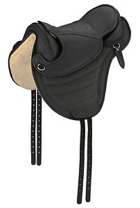 Barefoot Leather Cheyenne Saddle + Special Pad Horse Friendly Combo Size 1 Black