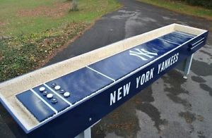 Custom NY Yankees Shuffleboard Table