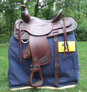 CIRCLE Y 16" PARK & TRAIL WESTERN SADDLE 0367