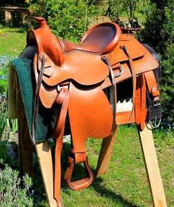 Uncle Tom Topeka Flex2 Trail western saddle for sale or change