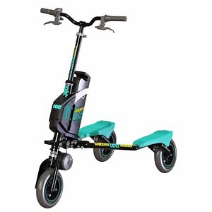 New Trikke Go Kiddo Colt 3 Wheeled Electric Carving Scooter Black