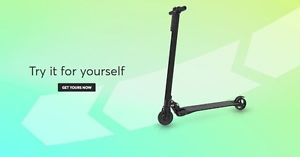 Lightest Electric Carbon Fiber Scooter Speed upto 23 Km/hr with LED flash light