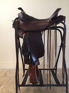 Parelli Natural Horsemanship Custom Western Freedom saddle 16" super wide