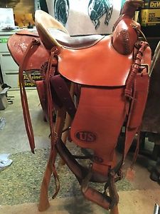 Buckaroo Western Saddle High back Balanced Ride