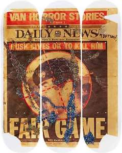 Supreme X Dash Snow Skateboard Deck Limited Set Of 3 September 11 9-11 RARE DECK