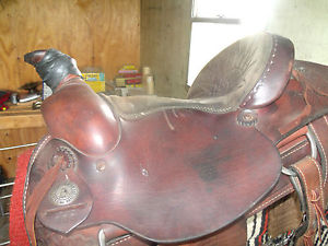 16" Circle A Western Roping Saddle. New Bridle,B/C, Harness, curb