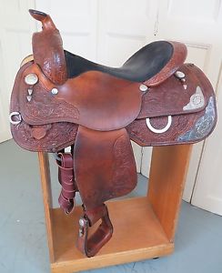 15" CIRCLE Y EQUITATION SHOW SADDLE  BEAUTIFUL