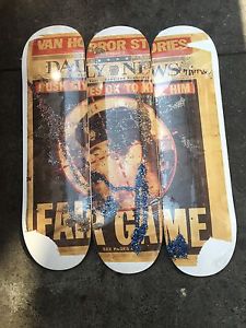 Supreme X Dash Snow Skateboard Deck Limited Set Of 3 In Hand Ships Now