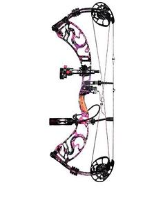 Pink Compound Bow Archery RH Hunting Bow Set RTH 40-60lbs 24-30''  Draw Length