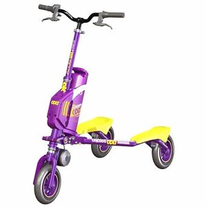 New Trikke Go Kiddo Colt 3 Wheeled Electric Carving Scooter Purple