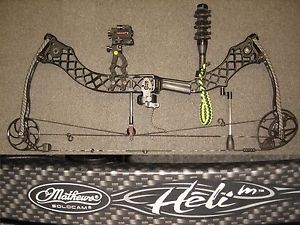 MATHEWS Heli-M Tactical Hunting Bow 28.5" RH 60# to 70# +Sight +Rest +Stabilizer