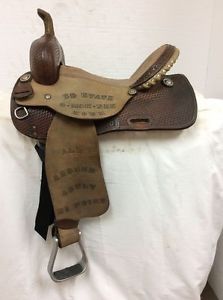 Corriente Saddlery Trophy Barrel Saddle 15" Used #6146 Regular Quarter Horse Bar