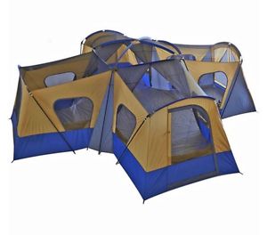 Ozark Trail 14 Person 4 Room Cabin Base Camp Family Shelter Tent Outdoor Camping