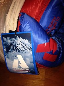 New Eddie Bauer Igniter 15 Synthetic Mummy Sleeping Bag, Blue