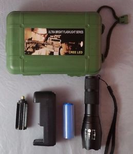 25 WHOLESALE LOT LIQUIDATION BRIGHT LED TACTICAL FLASHLIGHT TORCH G700 SURVIVAL