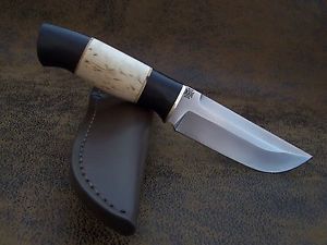 BULAT CUSTOM Exklusives Jagdmesser Zlatoust Messer, Bushcraft, UHC Stahl 65-HRC