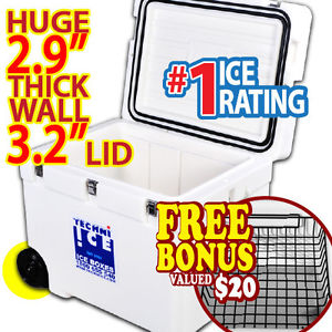 COOLER HUNTING ICE CHEST CHILLERZ BOX BIN WINE FISHING CAMPING TECHNIICE 90Qt