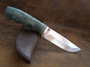 BULAT CUSTOM Exklusives Jagdmesser Zlatoust Messer Silberstahl (1.2210) 64-HRC