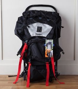 The Backside Externo External Frame 60 L Backpacking Backpack, Black