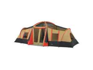 Waterproof Cabin Ozark Trail 3-Room Family Vacation Instant Camping Tent