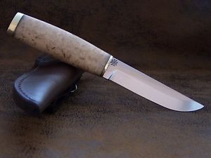 BULAT CUSTOM Exklusives Puukko Zlatoust Jagdmesser Finnenmesser RWL-34 St 61-HRC