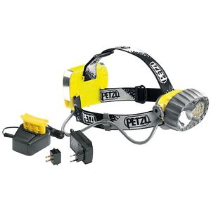 Petzl DUO LED 14 ACCU Hybrid-Stirnlampe mit Akku Halogen/14 LEDs E72 AC