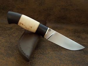 BULAT CUSTOM Exklusives Jagdmesser Zlatoust Messer, Bushcraft, UHC Stahl 65-HRC