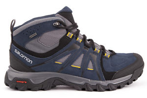 Salomon Evasion Mid GTX Herren Schue Trekkingschuhe Wanderschuhe Wildleder