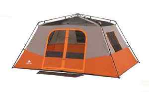 Ozark Trail Instant 8 Person Cabin Camping Tent, Family Hiking Dome WMT-13972