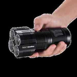 Nitecore TM26GT 3500 Lumens 704m LED Flashlight W/4*3400 mAh Panasonic Batteries