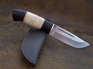 BULAT CUSTOM Exklusives Jagdmesser Zlatoust Messer, Bushcraft, UHC Stahl 65-HRC