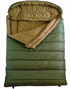 TETON Sports Mammoth 0F Queen Size Sleeping Bag, Green