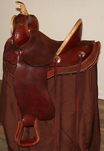 Jays Custom Crafted High Back Cowboy Buckaroo Saddle