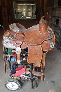 Tough 1 Youth Western Show Saddle Used Great Shape  13" Seat