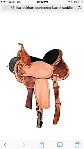 16" Circle Y lisa Lockhart barrel saddle