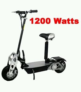 New 2016 Super Turbo LITHIUM 1200 watt CHROME Electric Scooter wholesales