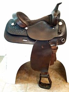 16 Wide Bighorn Westen Trail #1646 FQHB Saddle Package FREE Billy Cook Cinch