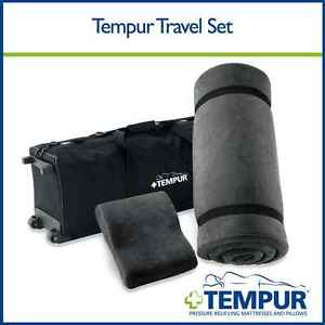 Tempur-Pedic® Outdoor Travel Sleeping Pad Camping Vacation Mattress Pillow Set