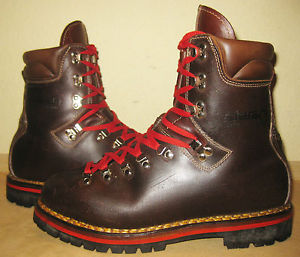 Stefan UK 10,5 EU 45 Wanderstiefel trigenähte Bergstiefel Leder TOP! #1331