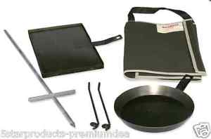 NEW HILLBILLY BUSH KITCHEN KIT 3 OUTDOOR COOKING STAND FRYPAN BBQ GRILL HOTPLATE