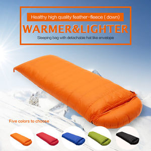 Goose down filling outdoor camping thickening sleeping bag Ultra-light goose dow