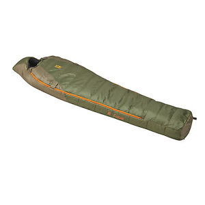 SlumberjackLapland 0 Sleeping Bag (Down/Synthetic)-Olive Green/Khaki-Long-Double