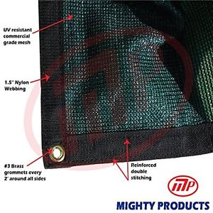 MP - Mighty Products 90% Premier Shade Fabric, Green, 20 x 30