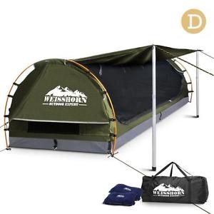 New Weisshorn Double Camping Swag Ripstop Canvas Free Standing Dome Tent Celadon