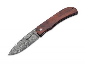 Böker Plus Exskelibur I Cocobolo Damast Taschenmesser