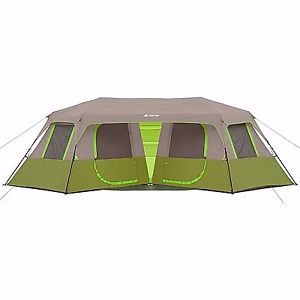 Ozark Trail 23' x 11'6" Instant Double Villa Cabin Tent Family Camping Green 8
