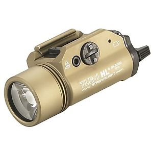 Streamlight Tlr-1 Hl With Lithium Batteries Flat Dark Earth -
