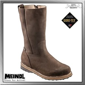 Meindl Goldegg Lady GTX warmer Damen Lederstiefel Winterstiefel dunkelbraun